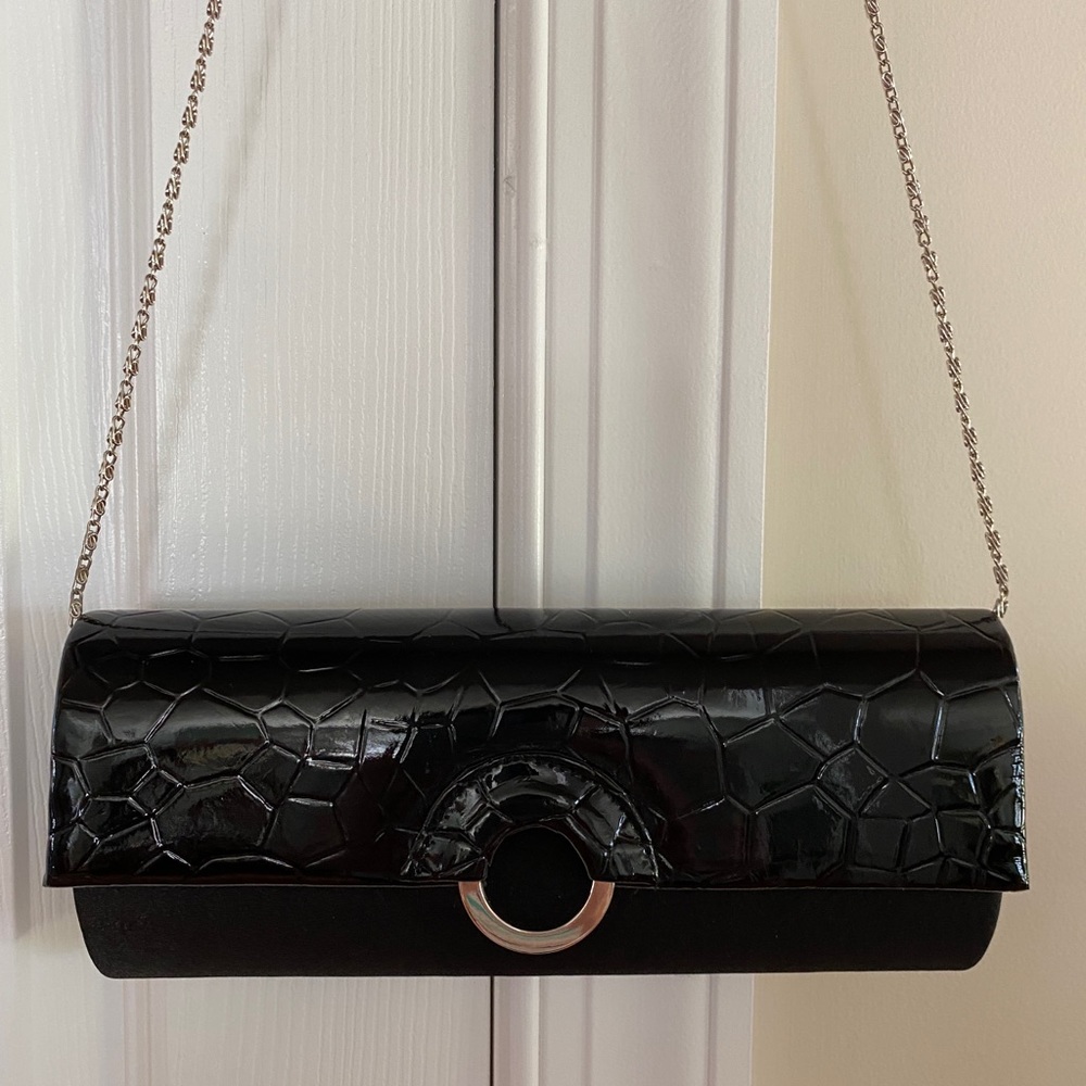 Dressy Black Clutch Bag